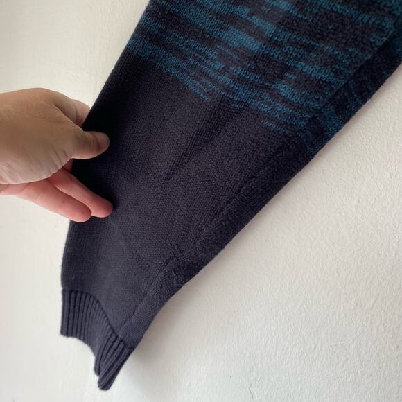 Alfani Cotton Mens Shawl Neck Sweater SZ M Preppy Cabin Grandpa Core Classic Fit - Picture 5 of 7